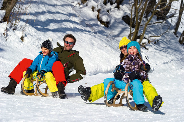 Rodeln - Winterurlaub in Großarl, Ski amadé